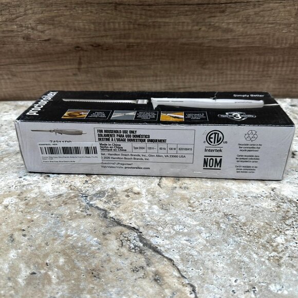 Proctor Silex Electric Knife White Simply Better Easy Slice New Sealed - Picture 5 of 9